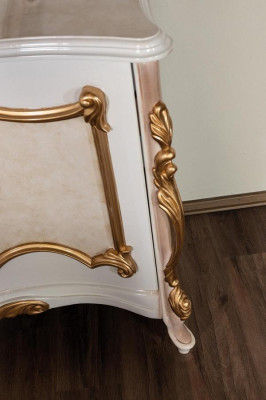 Sideboard with Mirror Suite Ess Baroque Chests of drawers Wood Chest of drawers Wood Wardrobe new