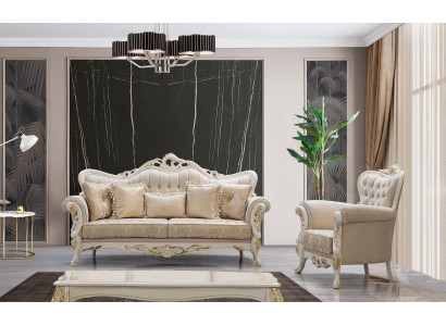 Sofa set 3+1 Seater Set Design Sofa Upholstery Couches Couch Classic r Luxury