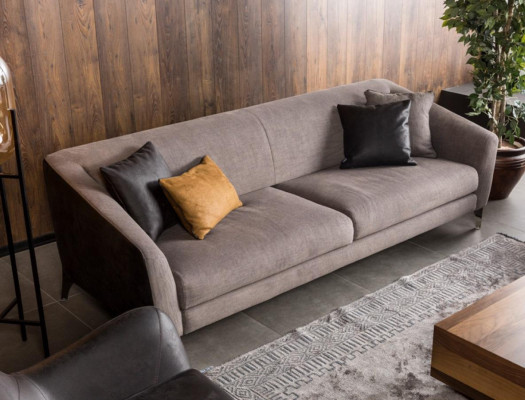 Sofa 3 Seat Couch Upholstery Sofas Couches Living room Design Textile Fabric