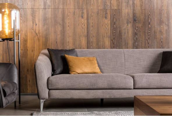 Sofa 3 Seat Couch Upholstery Sofas Couches Living room Design Textile Fabric