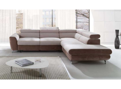 Corner sofa Living landscape Sofa with Bed function Corner sofa Couch Corner Upholstery Suite
