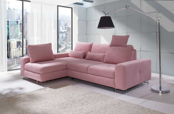 Corner sofa Living landscape Upholstery with Bed function Sofa Corner sofa Couch Corner Suite