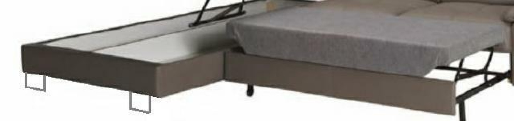 Corner sofa Corner Choice Leather Fabric Upholstery Textile Bed +Kasten Couch Sofa Corner Suite
