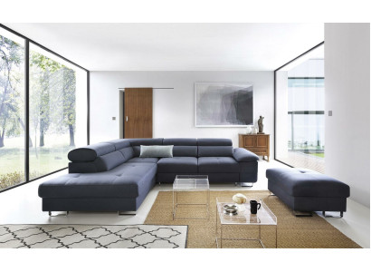 Textile Sofa Corner sofa Sofa Couch Upholstery Living landscape Textile Sofas Couches L-shape