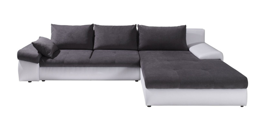 L-shape Seat Color Corner sofa Couch Upholstered furniture Living room Textile Grey