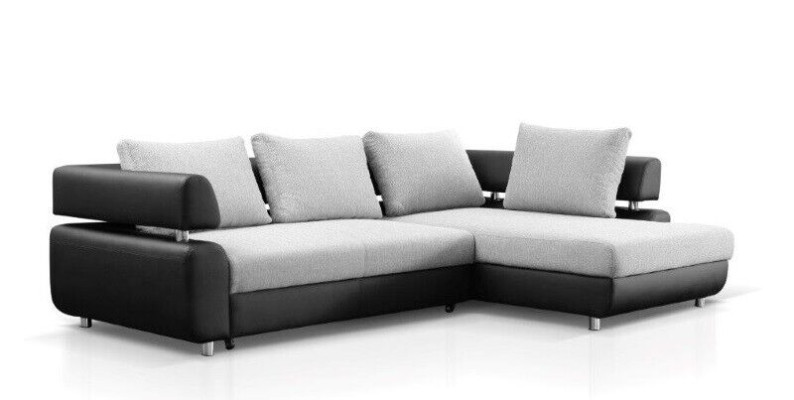Corner sofa Living landscape + Bed function Sofa Corner sofa Couch Corner Upholstery Suite