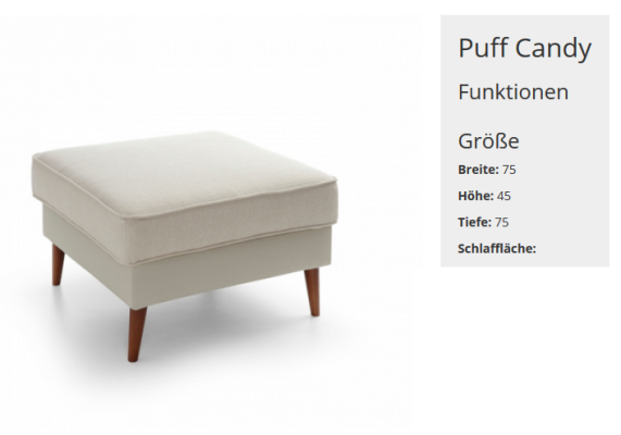 XXL Club Footstool Lounge Stool Ottoman Pufa Leather Textile Decor Ottoman