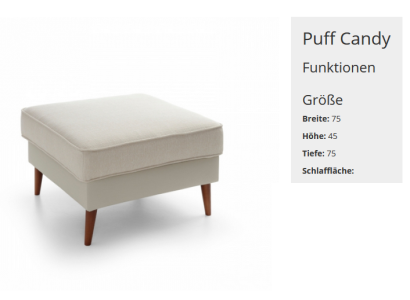 XXL Club Footstool Lounge Stool Ottoman Pufa Leather Textile Decor Ottoman