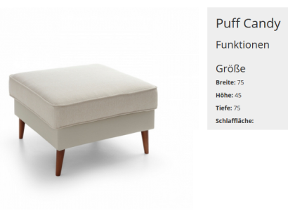 XXL Club Footstool Lounge Stool Ottoman Pufa Leather Textile Decor Ottoman