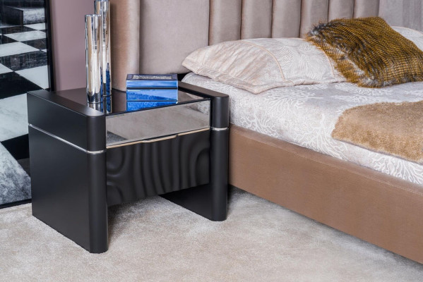 Bedroom Set Complete Bed + 2x Bedside tables + Wardrobe 4 pieces.