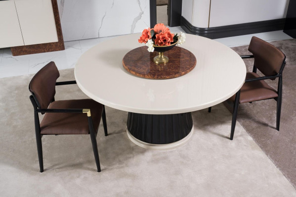 Dining room set Modern Dining table + 4x Chairs Table Wood upholstered chair 5 pieces. new