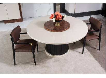 Dining room set Modern Dining table + 4x Chairs Table Wood upholstered chair 5 pieces. new