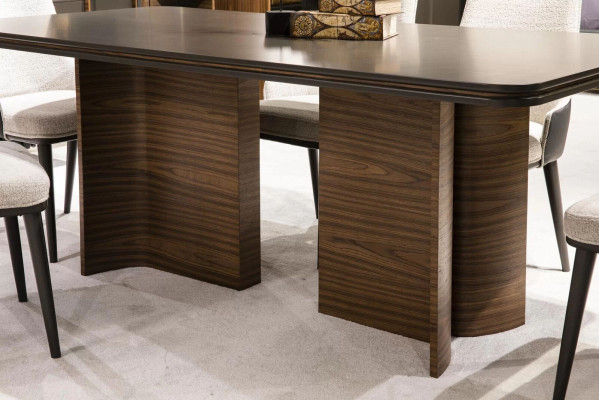 Dining room set luxury 6x chairs dining table dining set suite armchairs modern