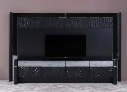 Wooden furniture modern wall unit designer living room furniture TV lowboard wall cabinet