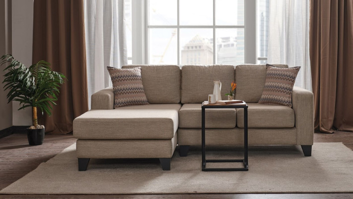 Corner sofa L-shape Textile Corner sofa Sofa Upholstery Premium Couch Furniture Sofas Couches