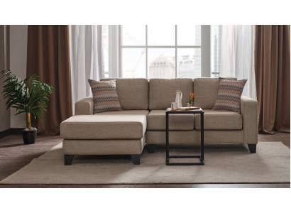 Corner sofa L-shape Textile Corner sofa Sofa Upholstery Premium Couch Furniture Sofas Couches