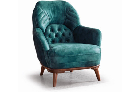 1 Seater Modern Relax Armchair Chesterfield Modern Style Luxury new Living room Armchair