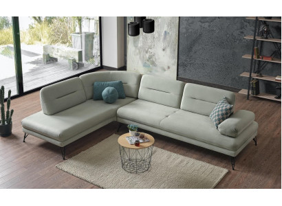 Corner sofa Living landscape Color Gray L-shape Sofa new Living room Corner sofa Luxury new