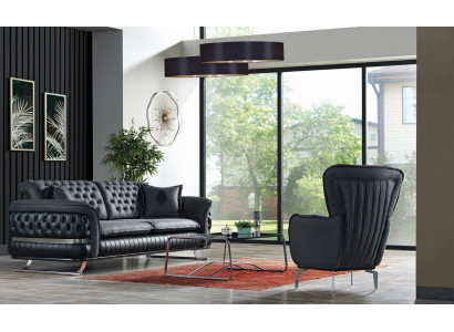 Sofa set 3+1 Seater Armchair Suite Chesterfield Relax Armchair Furniture new