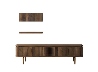 Luxury Wall unit Living room Sideboard TV cabinet Shelf Walls Wardrobe new Furniture