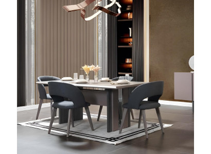 Modern 7-piece Dining room Suite Set Classic r Table 6x Chair Groups