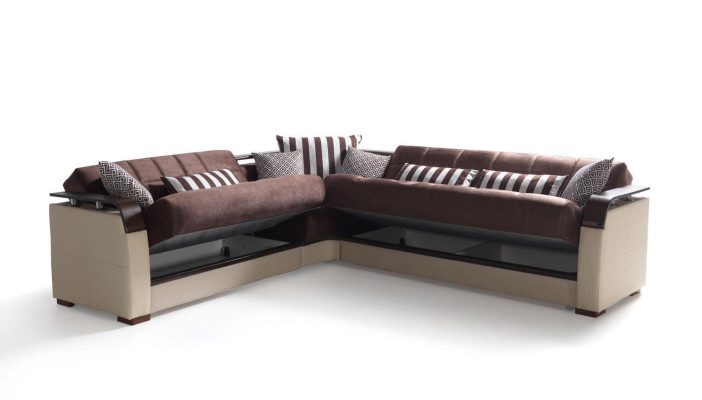 Corner sofa Living landscape Beige L-shape Sofa Living room Corner sofas Luxury 315 x 245