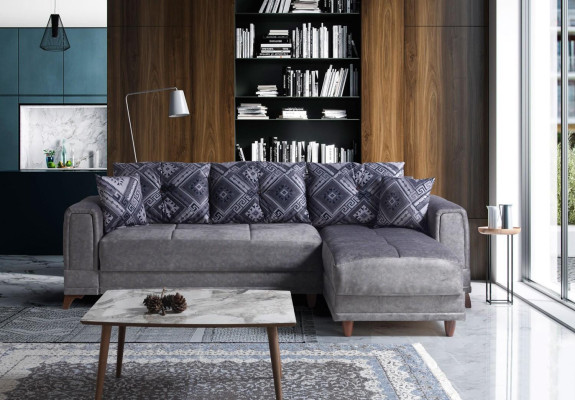 Corner sofa Living landscape Gray L-shape Corner Sofa Living room Corner sofa Modern