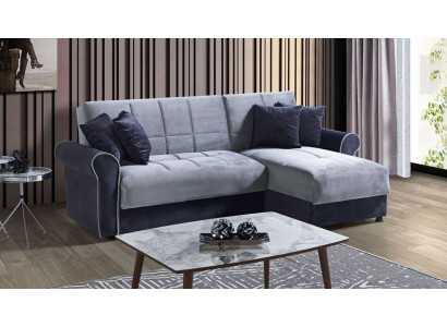 Corner sofa L-shape Textile Corner sofa Sofa Upholstery Premium Couch L-shape Modern new 1
