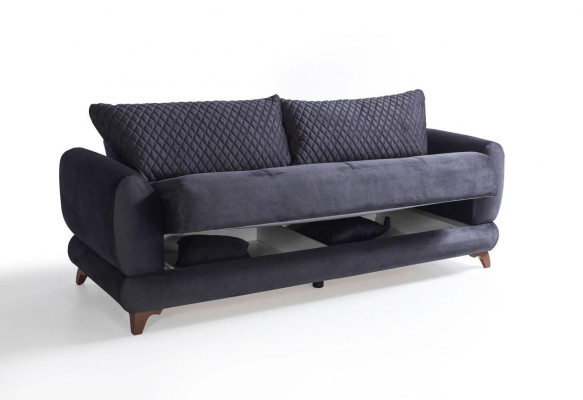 Three-seater couch with sleeping function sofa bed folding couch textile sofas couches