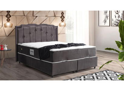 Bed Design Beds Luxury Upholstery Bedroom Furniture Boxsping Brown 160x200