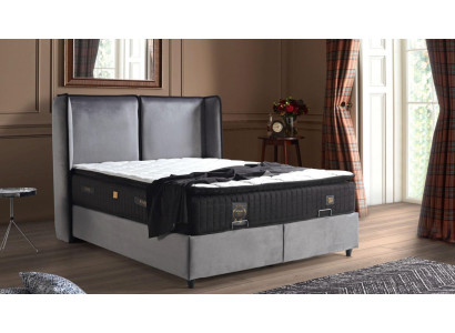 Bed Design Beds Luxury Boxspring Upholstery Bedroom Furniture new Modern Silver