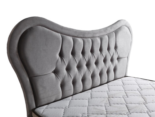 Bed Design Beds Luxury Beige Upholstery Bedroom Furniture Chesterfield 160x200