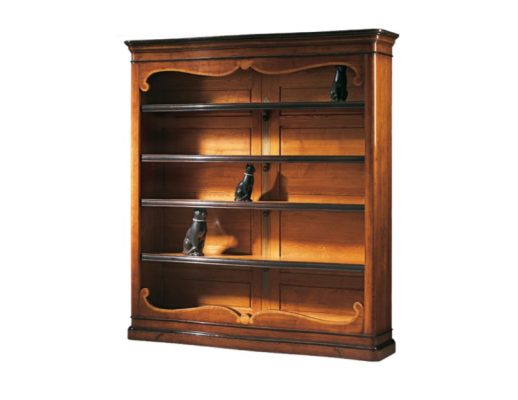 Solid Shelf Bookcase Wood Wardrobe Italian Furniture Cabinets Shelves new