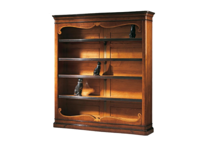 Solid Shelf Bookcase Wood Wardrobe Italian Furniture Cabinets Shelves new