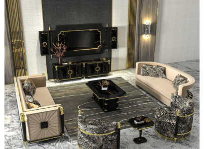 Classic Sofa set 3+3 Seater 2x Armchair Luxury Furniture Couch Suite