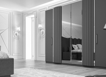 Wardrobe Bedroom Mirror Wardrobe Luxury Cabinets Gray Cabinets