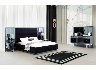 Bed Bedside table Dressing table 4 pcs. Bedroom Set Design Modern Luxury