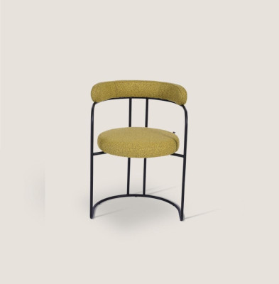 Designer Green Upholstered Chair Living room Chairs Single Seater Stylish Furniture