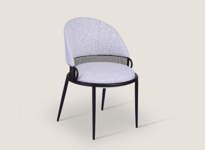 White Dining room chair Luxury Chairs Upholstery Single Seater Textile Style Furniture