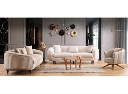 Sofa Couch Velvet Upholstery Seat 321 Seater Suite Design Wood Sofas new