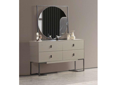 Dressing table with Mirror Luxury Modern Chest of drawers Bedroom Table