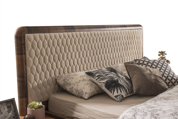 Bedroom Furniture Luxury Designer Bed 2x Nightstands Double bed 3pcs