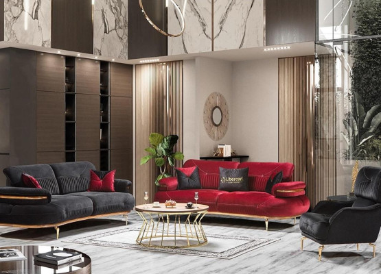 exclusive s 3-seater sofa modern new textile design living room
