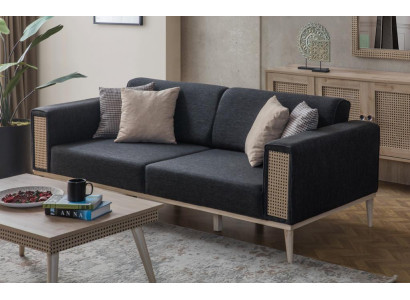 Sofa 3-Seater High-quality design modern textile sofa living room