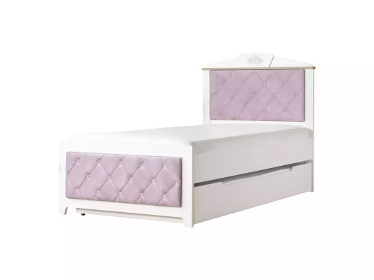 Functional Bed Chesterfield Extendable Childrens Bed Bed 100 Wood Pink
