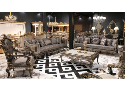 Luxury Chesterfield Classic Couch Set 3+3+1 Seater Stylish Sofas Sofa
