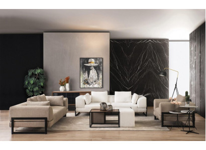 Sofa set Complete e upholstered sofa couch set Gray Fabric fabric sofa