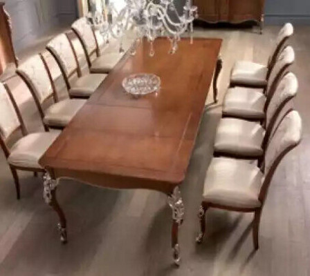 Dining room Set 6x Chairs Dining set Wood upholstered chair Luxury Chair new