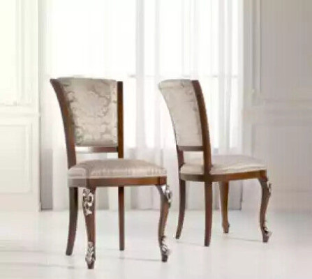 Dining room Set 6x Chairs Dining set Wood upholstered chair Luxury Chair new