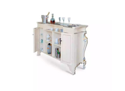 Bar counter White bar counter Classic r style bar counter wooden counter bar
